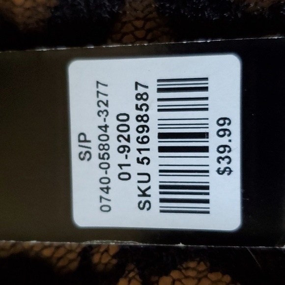 Streetwear Society Black Vegan Leather Lace Zipper Goth Rocker Cropped J… - Picture 9 of 15